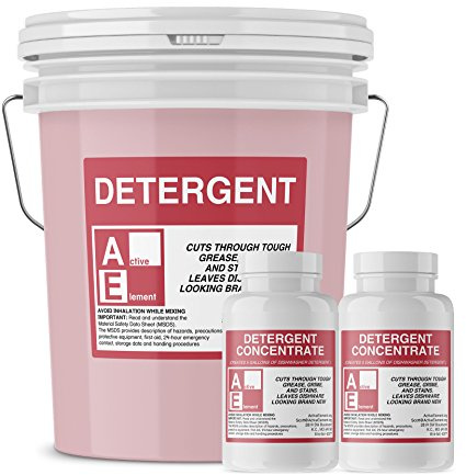 Active Element Commercial Dishwasher Detergent - Active Element - Makes Two 5 Gallon Pail - Industrial Dish Detergent - For High and Low Temp Dishwasher Machine
