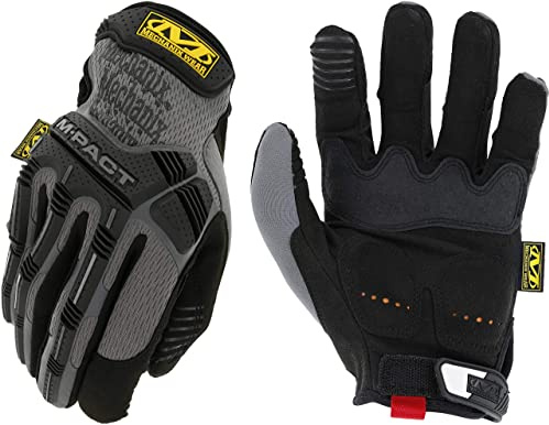Mechanix Wear - M-Pact Work Guantes (Medium, Gris)