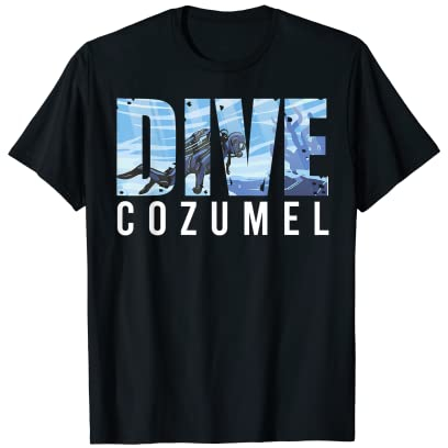Unterwassertauch-Taucher für Mexiko Cozumel T-Shirt