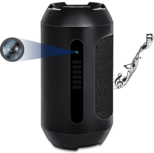 OTADUG Spy Camera Speaker, 1080P HD Mini Wireless Hidden Camera Security Surveillance Nanny Camera with Video and Audio, Motion Detection, Night Vision, 15-hour Playtime, 128 GB