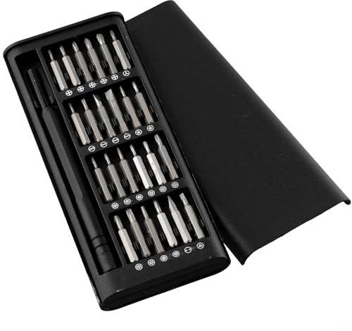 Ensemble de tournevis 25 en 1 Torx magnétique pour réparation d'embouts de tournevis hexagonaux, outil de réparation de tournevis magnétique de précision pour appareils électriques