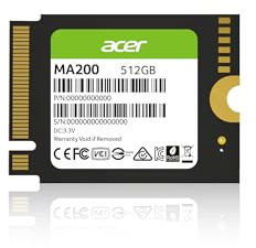 acer MA200 M.2 2230 NVMe SSD 512GB, Read Speed up to 5000 MB/s, PCIe Gen4 Internal Solid State for Steam Deck Handheld Gaming Device Storage Expansion