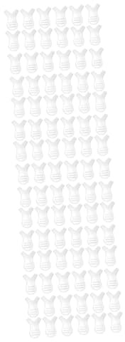 Baluue 90stücke Y-förmige Wimpern-bürsten Für Wimpernverlängerung Transparente Farbe Leicht Und Ergonomisch Für Salon Und Heimgebrauch Langlebig Und Sicher Der Anwendung