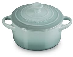 Le Creuset Mini Cocotte rotonda in gres, 24 once, sale marino