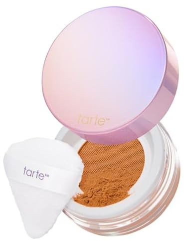 tarte ORIGINAL | CREASELESS setting powder - Polvo fijador | Fija tu look hasta 16 horas | VEGANO | by BELLA | 7 gr. | (CARAMEL, 7 gramos (Paquete de 1))