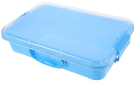 Didiseaon Space Sandbox for Indoor with Storage Box Safe Plastic Molds for Home Kindergarten Interactive Sand Play for Boys and Enhancing Creativity