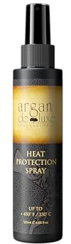 Hitzeschutzspray für Haare – Bis zu 230°C Schutz – Anti-Frizz, Glanz, Glättung & Feuchtigkeitsschutz – Hitzeschutz für Glätteisen & Föhn - 120 ml