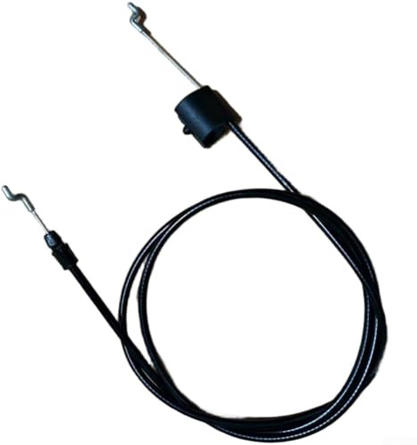 Cavo di controllo terminale ad anello 7101861MA con connettori ad anello di fissaggio per tosaerba piccolo motore OEM filo di trazione di ricambio, anima in acciaio inossidabile con nero
