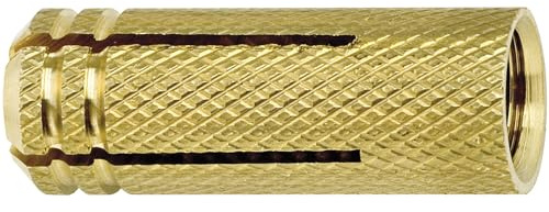 Celo Spreizdübel Messing M10x30 Messingdübel - korrosionsbeständiger Metallspreizdübel, ideal zur Verankerung in Beton - 50 Stück