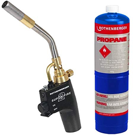 Rothenberger 35668 Superfire 2 Torch Set c/w Propane Cylinder