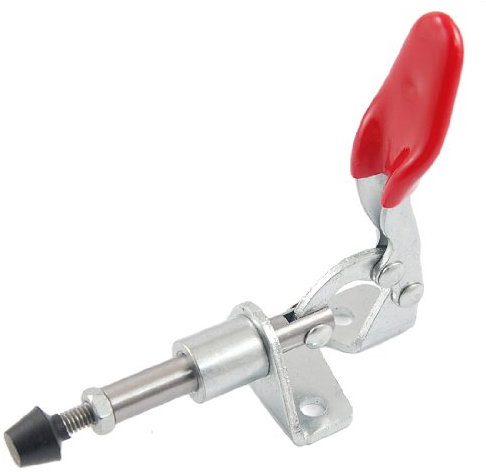 sourcing map Capacité 45 kg plastique Sauterelle de menuisier verticale à poignée