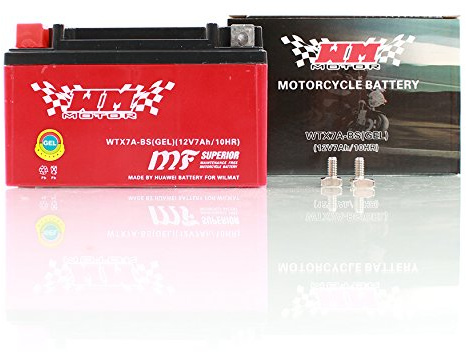 YTX7A-BS Gel Batterie Motorrad Roller Quad 7AH 12V WM Motor Sport