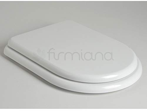 Horganica Wc Sitz, weiß in Polyesterharz für die Linie Jasmine vom Hersteller G.S.G.