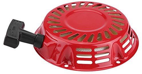 Für Seilzugstarter 168F-1 - Professioneller Hochdruckreiniger-Zugstart Rückstoßstarter Zugstartbaugruppe Rückstoßzugstarter Rot Ersatz Für 2Kw 168F-Benzingenerator