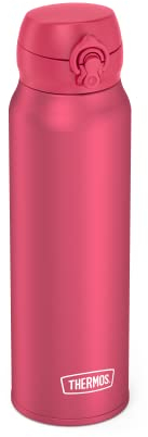 THERMOS ULTRALIGHT BOTTLE 0,75 l, deep pink mat, Thermosflasche aus Edelstahl, 10 heiß / 20 h kalt, absolut dicht für Wasser, Tee, stille Getränke