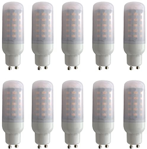 Aoxdi 10 Stück GU10 LED Lampe 7W Warmweiß, LED Lampen Licht | 48 SMD 5730 LED Leuchtmittel, 360° Abstrahlwinkel, AC220-240V