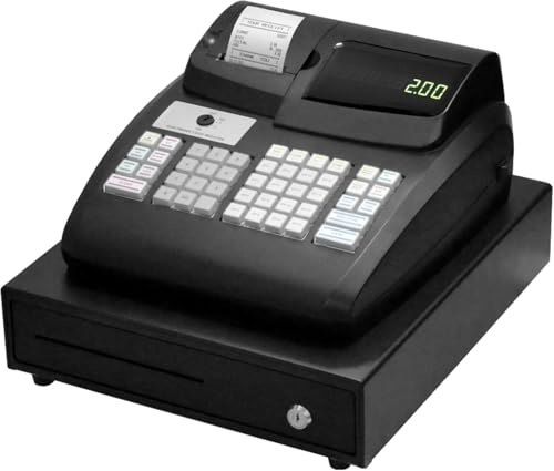 COUNTLAB Cash Register Till | Works Out THE Box - NO Set UP Required | 16 Departments | Small Drawer | Text Non-EDITABLE