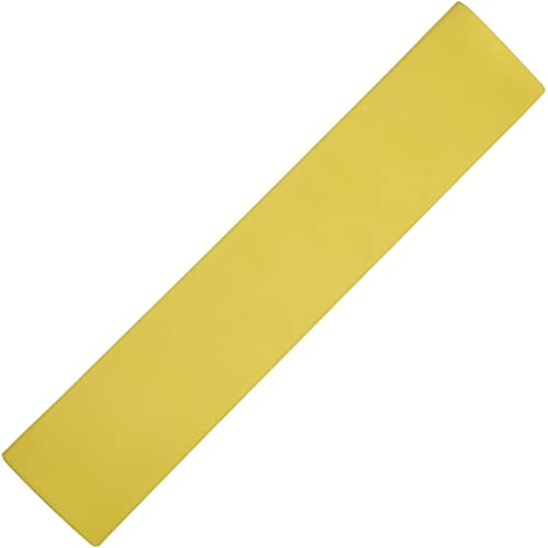Stora gula crepe-pappersark – ljusa färger för hantverk pappersströmmar, blommor och omslag – 50 cm x 300 cm rulle