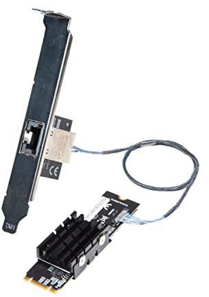 IO Crest Tarjeta de expansión de Red Ethernet de 10 Gigabit M.2 M Key