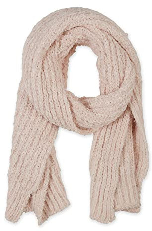 Hadley Wren Ultraweicher Chenille-Strickschal für Damen, Pink, 68.5x12 Inches