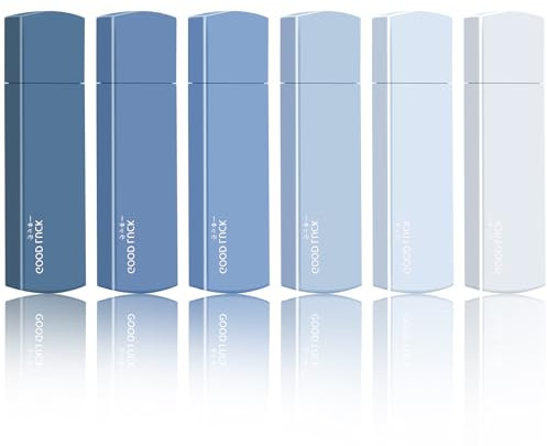 GEEHUA 6 teiliges Korrekturroller, 36 m Korrekturmaus Mini White Out Korrekturband, ästhetisches Schnelltrocknend Sofortige Korrekturband für Schüler, Schreiben, Schule, Zuhause, Bürobedarf(Blau)