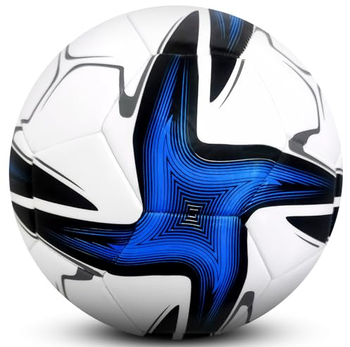KWJEIULSOQ Fußball Kinder Unisex Fussball GrößE 5 Offizieller Fusball Professioneller Fussbälle Wasserdicht Fußbälle Sport Training Fußball Ball für Jugendliche und Erwachsene