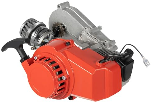 Motor de gasolina Gokart 49cc 2 tiempos motor para Pocket Bikes, Mini Dirt Bikes, con encendido electrónico, refrigeración por aire