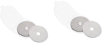 jojofuny 10piezas Cuchillas De Repuesto Rotativas Para Cortador De Tela De Cuchillas Redondas Duraderas y Portátiles Para Costura Patchwork y Manualidades