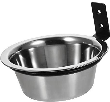 ERINGOGO Elevated Dog Bowl Stainless Steel Raised Pet Food Bowl for Dogs Cats Convenient Feeding Watering Supplies
