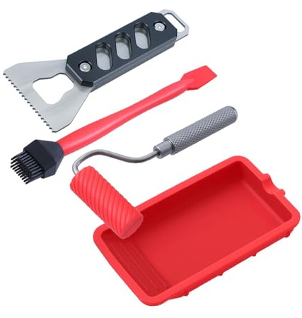 Glues Spreader Film Wallpapers Notched Applicator Aluminum Scraping Plate Handheld Glues Spreader Applicator Wood for Woodworking