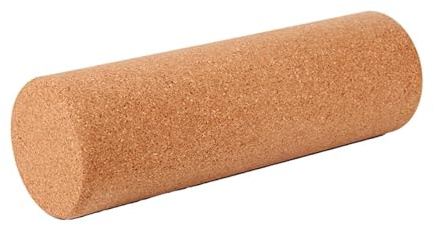 MotiveTech Faszienrolle Aus Kork, Stange, Naturmaterial, Dehnungsstange, Massagerolle, Core Trainingsgerät, Ergonomisches Design, Stabil, Langlebig, Umweltf, 30cmx10cm