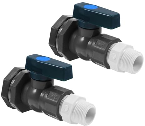 FUTUREORYY 2 Pezzi Rubinetto per Barile Pioggia in PVC Adattatore Rapido per Tubo da Giardino Resistente e Adatto Irrigazione Esterna e Raccolta Acqua Piovana