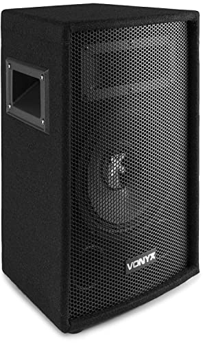 Vonyx SL8 - Altoparlante passivo, scatola acustica 400 Watt di potenza, woofer da 8, maniglie di trasporto, altoparlante da discoteca, ideale per DJ e disco mobile