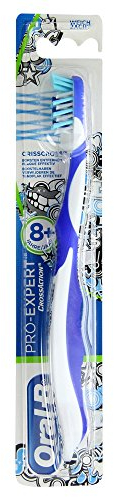 Oral-B ProExpert CrossAction 8+, 6er Pack (6 Stück), Blau, Manuell, Zahnbürste, Kind, ab 8 Jahren