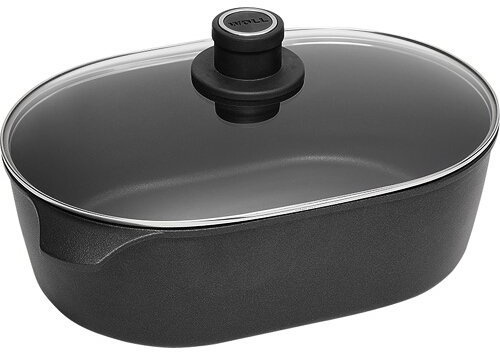 Woll, Guss-Bräter oval, 32 x 22 cm, 12 cm hoch, 6 Liter, für Induktion