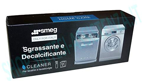 SGRASSANTE E DECALCIFICANTE PER LAVATRICI E LAVASTOVIGLIE 12 BUSTE SMEG