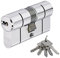 ABUS 86019 EUROCILINDRO Puntos NÍQUEL Doble Embrague 30/40-D66 N 30/40, Multicolor, 30 x 40 cm
