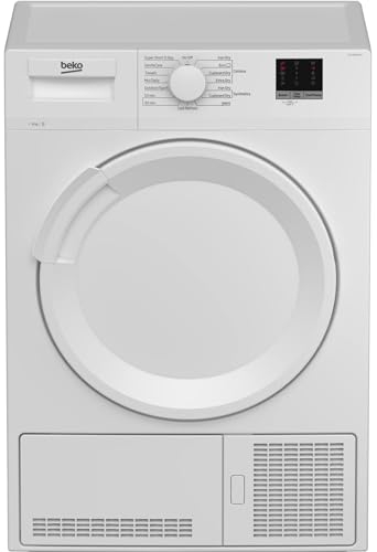 Beko DTLCE80051W Tumble Dryer | 8 kg Capacity Condenser Dryer | White Colour | B Energy Class