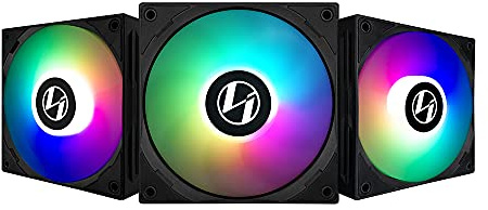 Vent 120X120 LIAN LI ST120 Negro KIT 3 PCS/1900RPM/PWM/ARGB G99.12ST3B.00