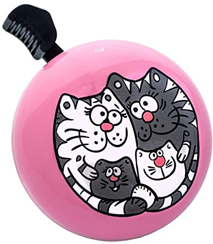 Liix Fahrradklingel Design Bell, Meow - Pink, db21
