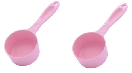 minkissy 2 Pièces Verre Doseur Cuillère à Nourriture Pour Animaux De Compagnie Cuillère à Eau s à Nourriture Pour Chat à Mesurer Épaissir De
