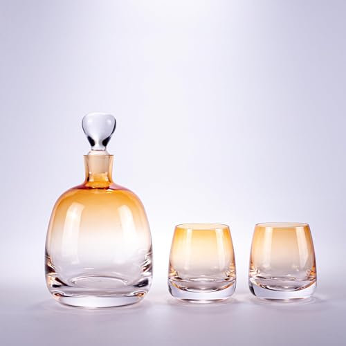 Decanter per vino rosso (arancione)