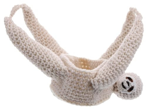 POPETPOP Crochet Sloth Pendant Hanging Plant Hangers for Home Decor Macrame Plant Hangers