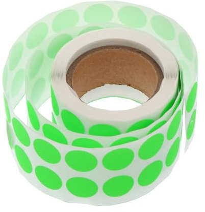 Lurrose 1rolle Roller Mit Selbstklebenden Fluoreszierenden Punktaufklebern Für Büro Basteln Und Kreative Projekte