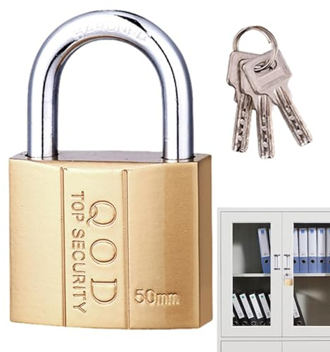 Candado con llave,Candados con llave - Cerraduras de caja pequeña con 3 llaves | Juego de cerradura y llave, cerradura de equipaje inoxidable, cerradura de gabinete de almacenamiento para puerta, alma