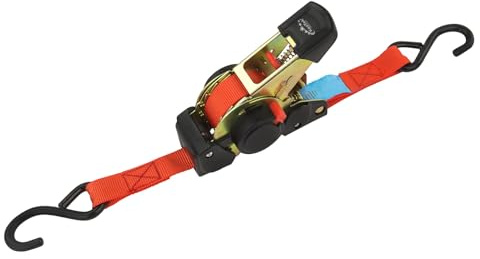 Kestek Ratschenzurrgurt 8m x 50mm, 5000kg - 2-teilig Spanngurt mit Parallelhaken, für sichere Ladungssicherung, robust und langlebig
