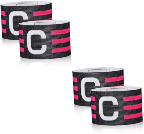 BESPORTBLE 2 Sätze Fußball-kapitänsbinde Kapitänskapelle Spieler Gelbe Armbänder Kapitänsbinde Für Pas Sport Flag Football Armbinden Fußball Tormann Bands 2 Stück * 2