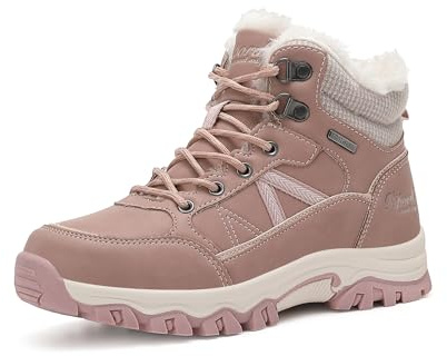 Ripord Zapatos de invierno para mujer Botas de invierno Cálidas Calzado de trekking Botas de senderismo Botas de nieve 36-41