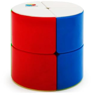 cuberspeed Cylinder 2x2 stickerless Speed Cube 3x3x3 Galaxy Barrel 2x2 Round Column Speed Cube Creative Puzzle Cube Toys for Kids Beginners
