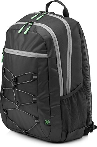 HP Active Rucksack 1LU22AA (für Laptops, Tablets, 15,6 Zoll) schwarz / grün